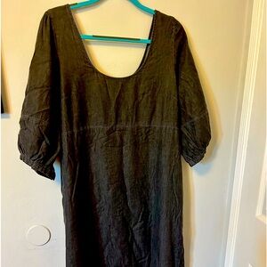 Dark grey dress with pockets